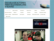 Tablet Screenshot of jcactors.es